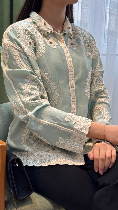 خرید شومیز ساتن ابریشم