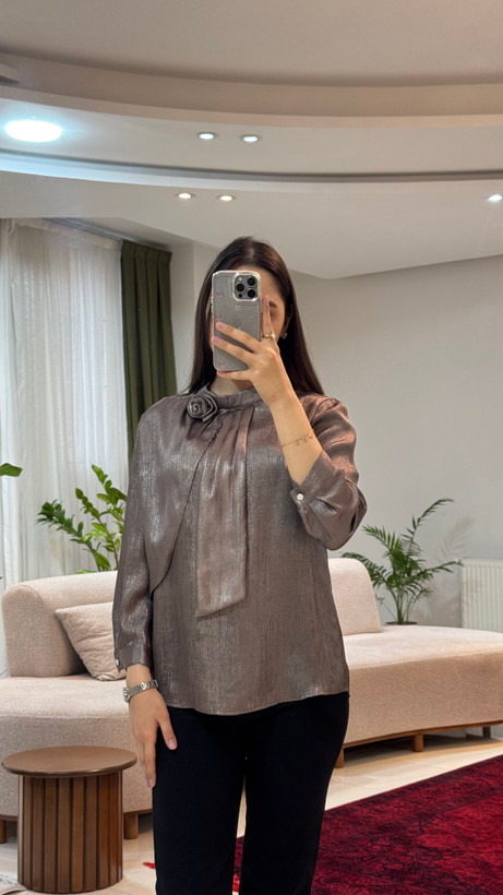 خرید شومیز شاین ساتن ابریشمی با کیفیت