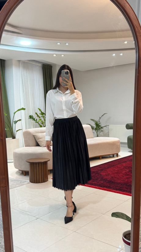 خرید شومیز بیسیک سفید