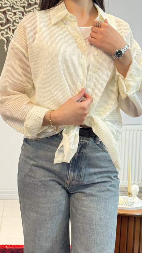 خرید شومیز نگین دار حریر