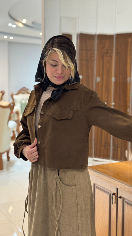 خرید شومیز کوتاه کتان