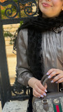 شومیز ساتن شاین مدل یاسمین