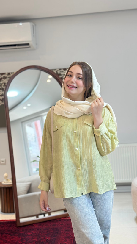 شومیز حریر خنک مدل مونیکا