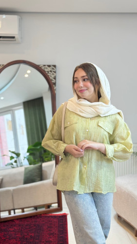 شومیز حریر خنک مدل مونیکا