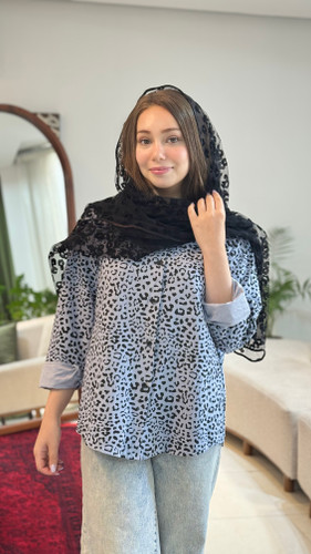 شومیز پلنگی مدل هلیا