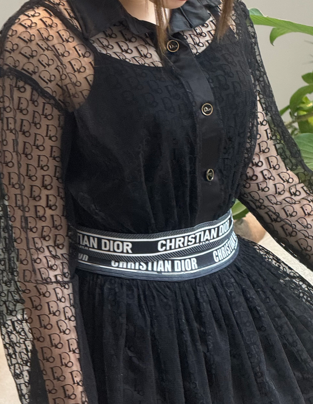 ست کراپ و دامن Dior